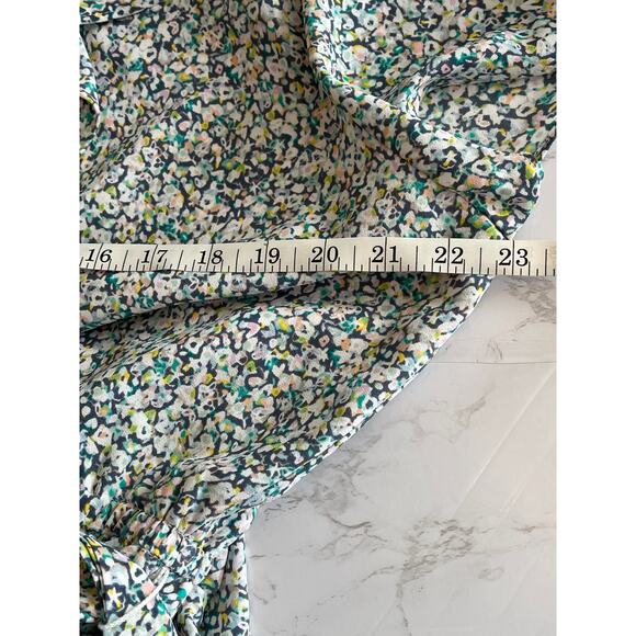 Lauren Conrad floral ruffle dress, size L EUC - Picture 11 of 12